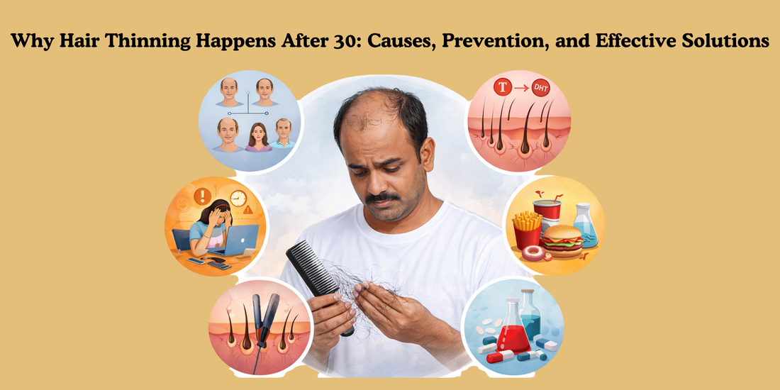 Why Hair Thinning Happens After 30: Causes, Prevention, and Effective Solutions
