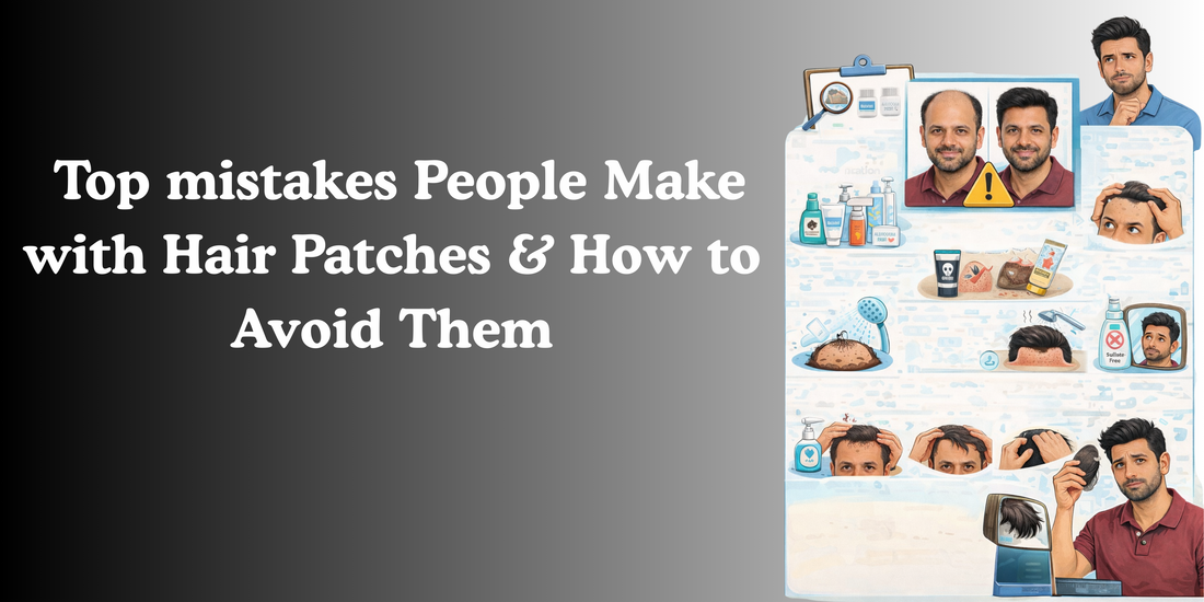 Top mistakes People Make with Hair Patches & How to Avoid Them