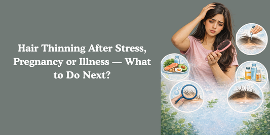 Hair Thinning After Stress, Pregnancy or Illness — What to Do Next