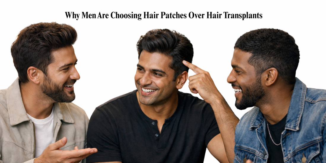 Why Men Are Choosing Hair Patches Over Hair Transplants