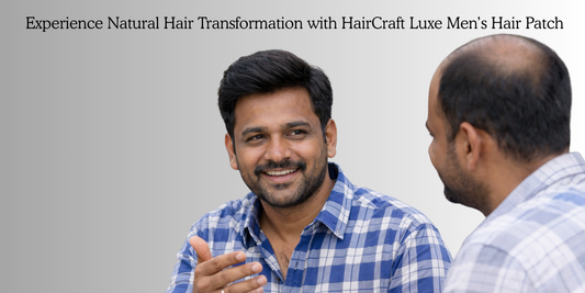Experience Natural Hair Transformation with HairCraft Luxe Men’s Hair Patch