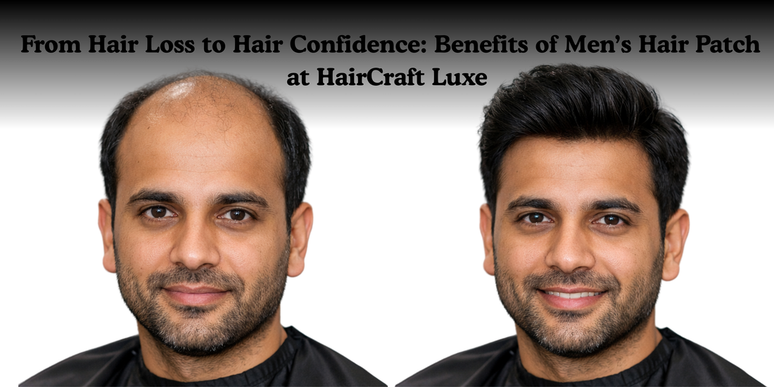 From Hair Loss to Hair Confidence: Benefits of Men’s Hair Patch at HairCraft Luxe