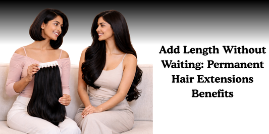 Add Length Without Waiting: Permanent Hair Extensions Benefits