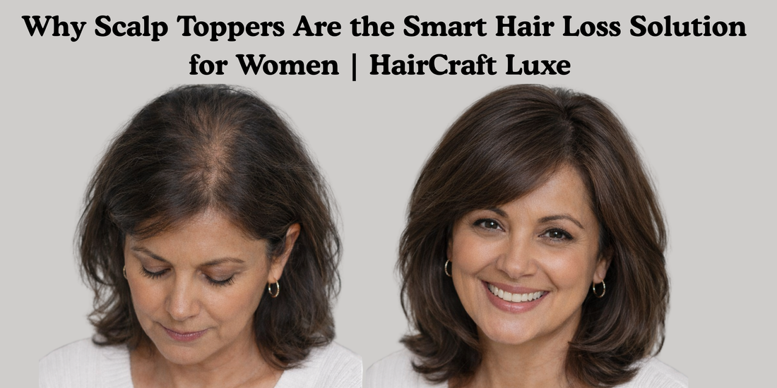 Why Scalp Toppers Are the Smart Hair Loss Solution for Women | HairCraft Luxe
