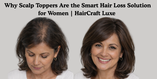 Why Scalp Toppers Are the Smart Hair Loss Solution for Women | HairCraft Luxe