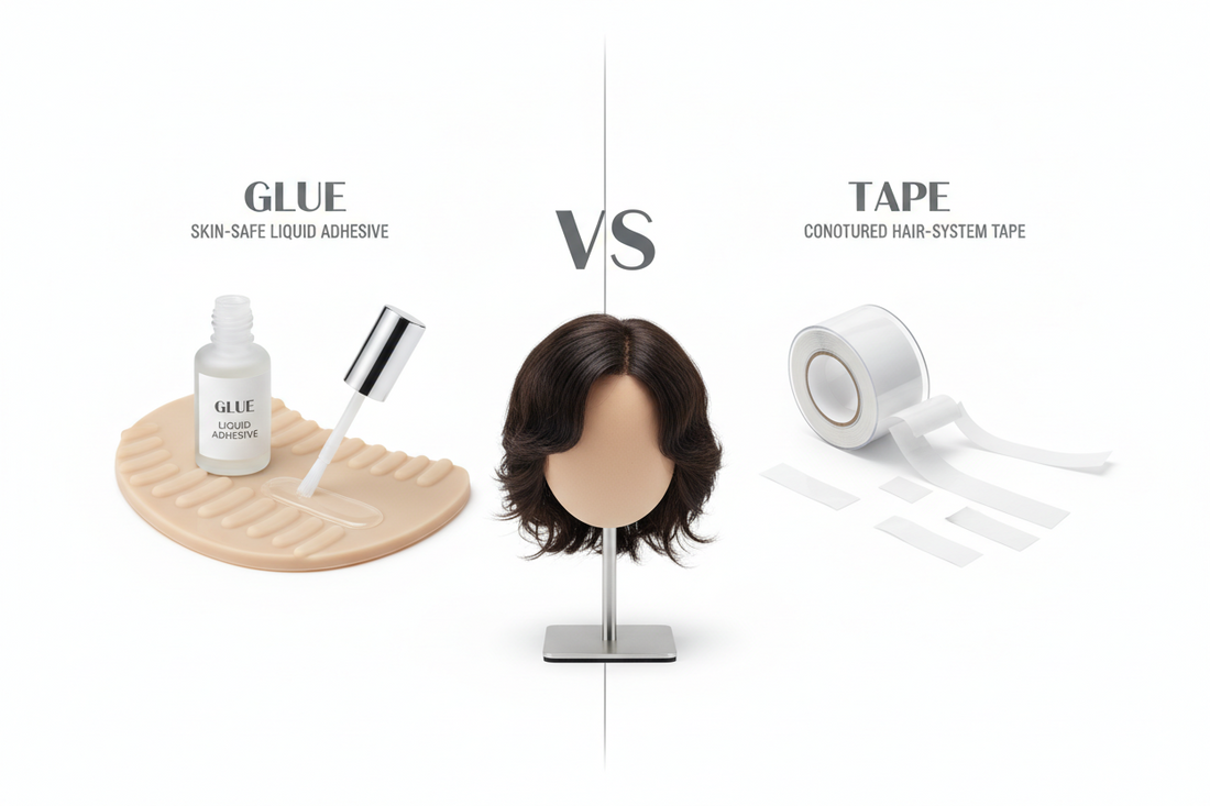 Glue vs Tape for Hair Systems: Which Adhesive Is Right for You?