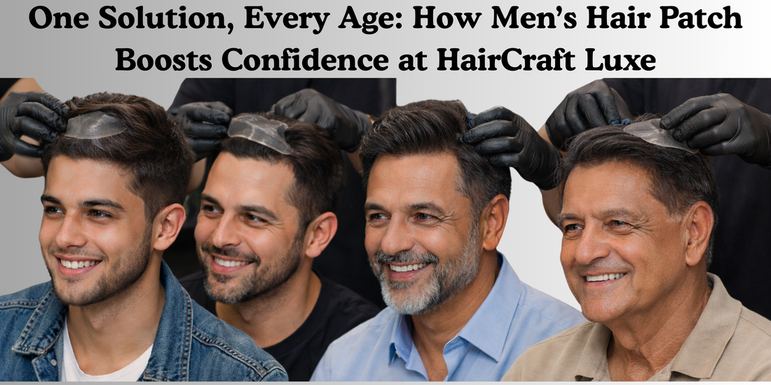 One Solution, Every Age: How Men’s Hair Patch Boosts Confidence at HairCraft Luxe