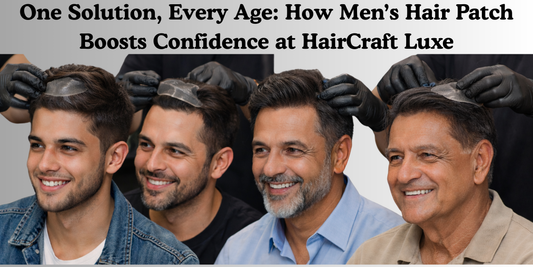 One Solution, Every Age: How Men’s Hair Patch Boosts Confidence at HairCraft Luxe