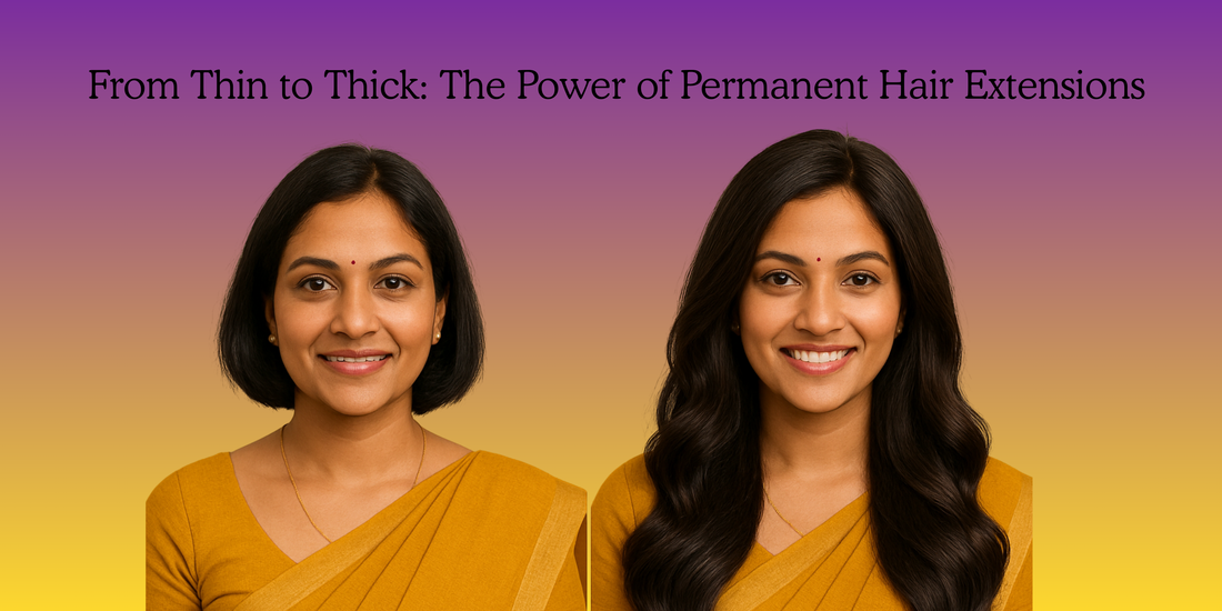 From Thin to Thick: The Power of Permanent Hair Extensions