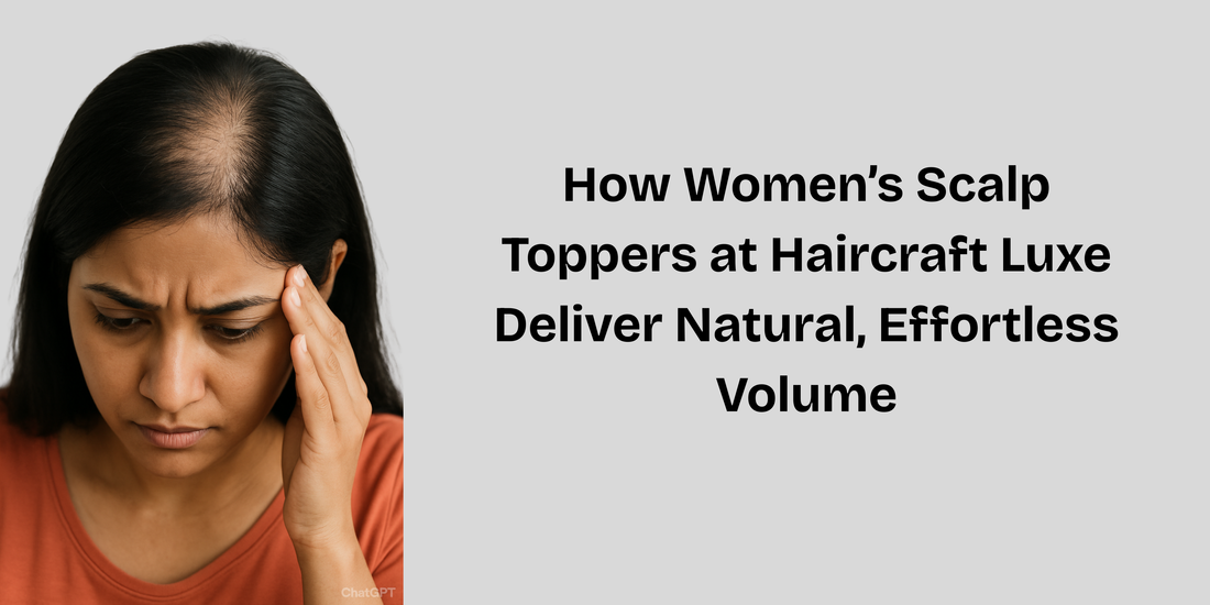How Women’s Scalp Toppers at Haircraft Luxe Deliver Natural, Effortless Volume