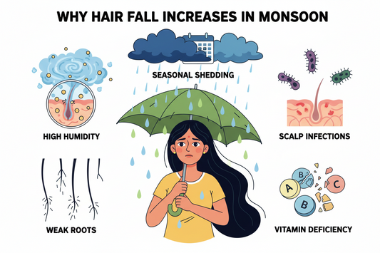 Why Does Hair Fall Increase During Monsoon in India? Causes & Expert Solutions