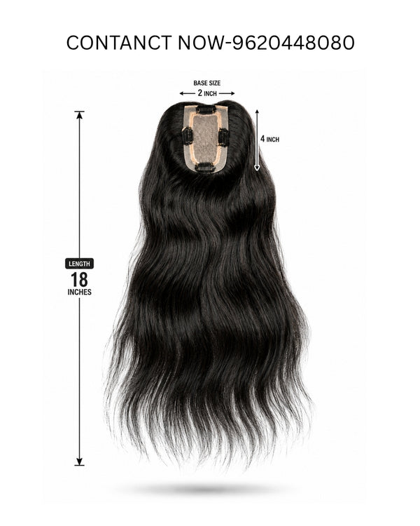 Mirage Scalp Topper for Women 2x4 (18 inches) – Hair Topper for Thinning Hair